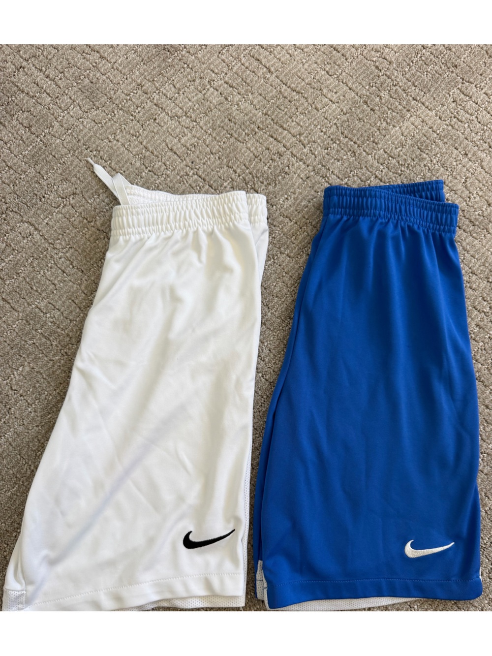Boys Nike Blue Dri-FIT Athletic Shorts